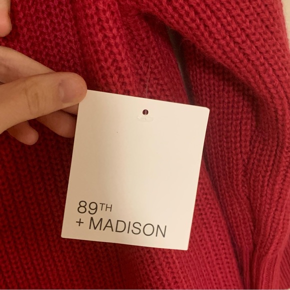 NWT Pink Cowl Neck Sweater - Picture 6 of 8